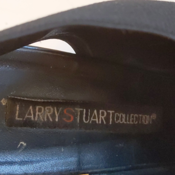 Larry Stuart Coll. elastic cloth heels-sz 8 1/2N - Picture 7 of 8